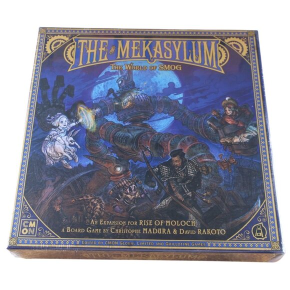 The Mekasylum Expansion for Rise of Moloch Board Game by CMON (2–5 Players, 14+)